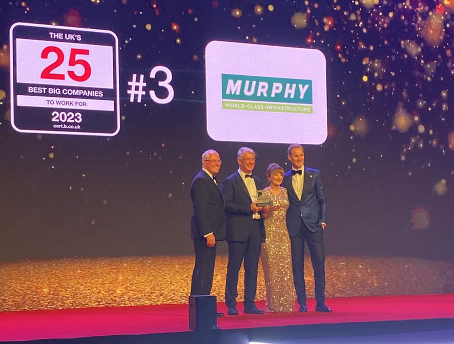 Murphy celebrated at Best *Companies Awards 2023*