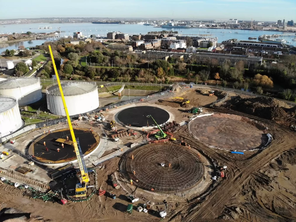 Murphy delivers its largest ever Tank Project at *Gosport Oil Fuel Depot*