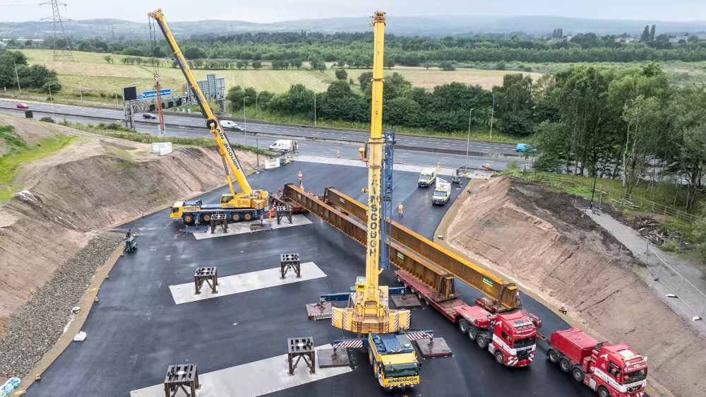 Murphy complete largest ever Steel Bridge fabrication *project as M62 works continue*